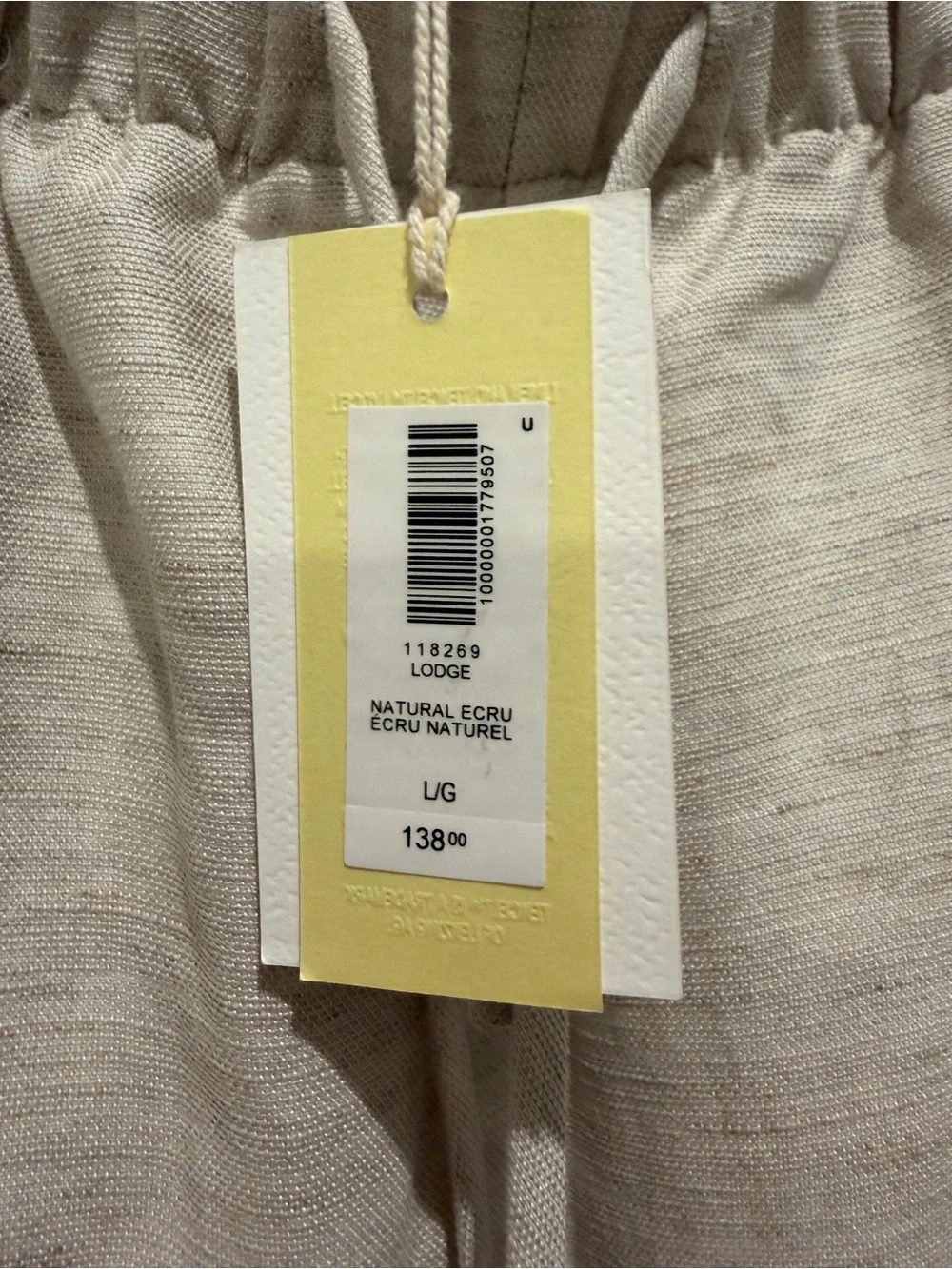 Aritzia Linen Lodge Pants